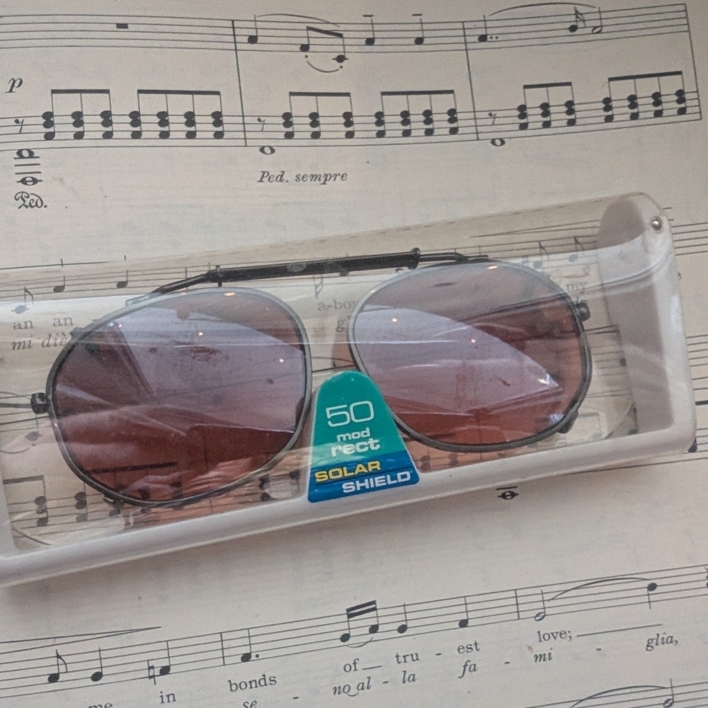 Solar Shield Sunglass Clip Ons Tinted Lenses